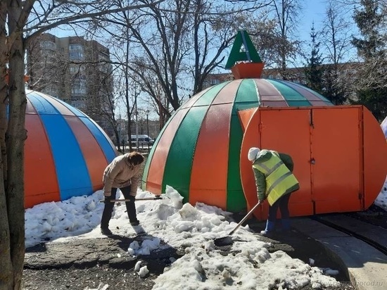 Пензенские парки приводят в порядок после зимы