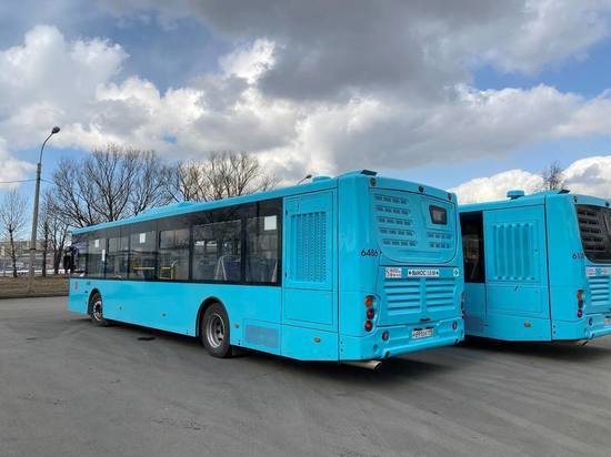 Очередная партия новых автобусов с завода отправилась в Петербург