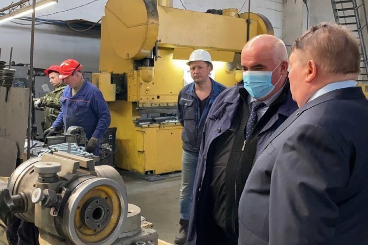 Губернатор костромской области Сергей Ситников посетил костромское предприятие «Нефтехиммаш»