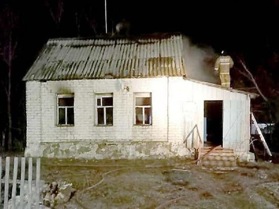 В Пронском районе Рязанской области загорелся фельдшерско-акушерский пункт