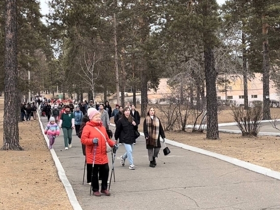 Около 500 забайкальцев прошли «10 000 шагов к жизни» на СибВО