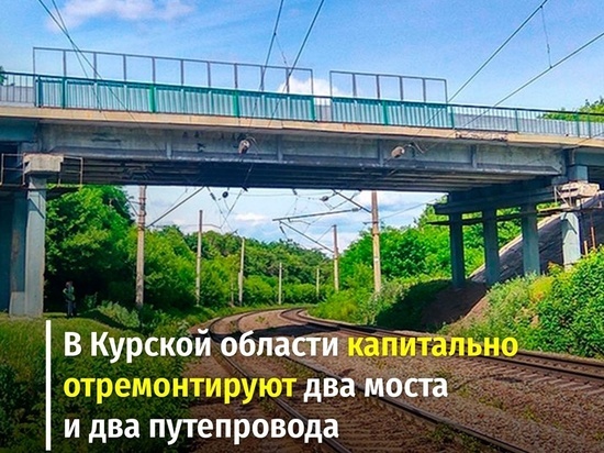 В Курской области отремонтируют два моста и два путепровода