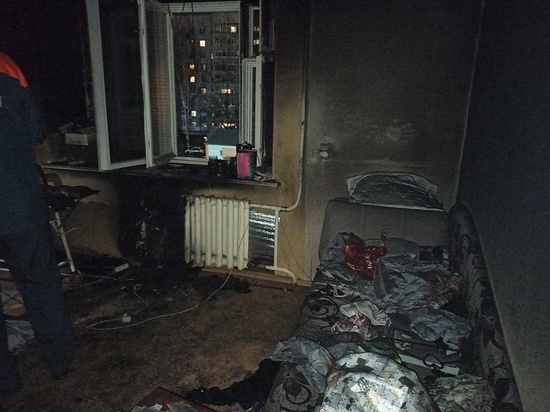 Пожар произошел в домашней маникюрной студии в Вологде