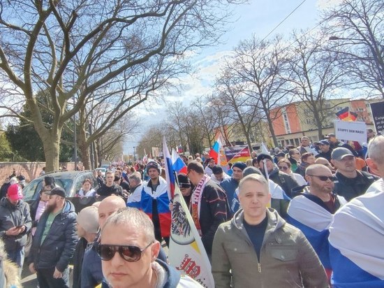 В Германии прошел ряд митингов, организованных выходцами из России и Украины