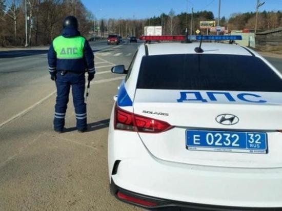 Под Брянском экипаж ДПС задержал злостного неплательщика