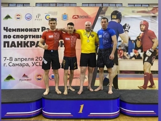 Спортсмен из Забайкалья взял серебро на чемпионате России по панкратиону