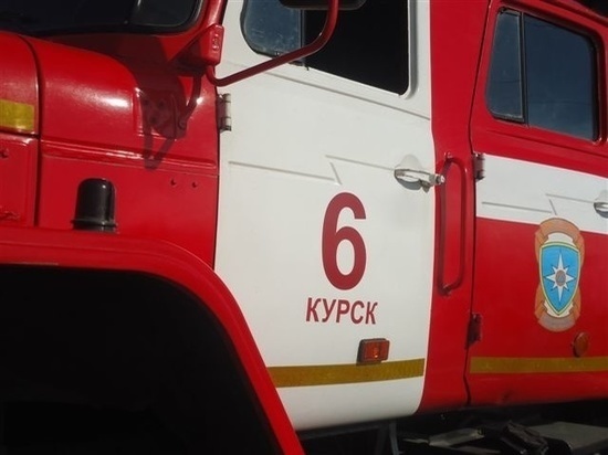 В Курске на улице Серегина сгорел микроавтобус