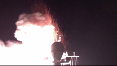 Минобороны показало видео авиаудара ракетами «Калибр»