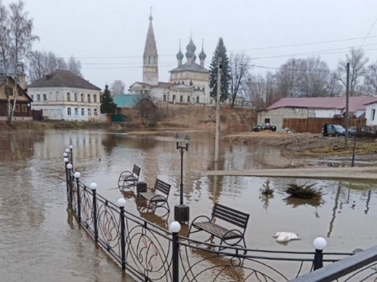 Костромское половодье: в реке Нерехта вода поднялась на три метра