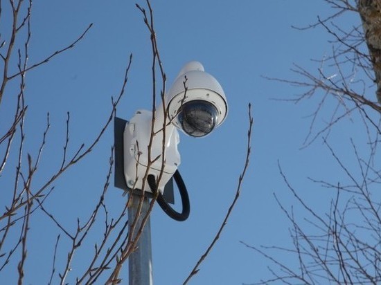 В Северодвинске на аллее Молодёжи установили камеры видеонаблюдения