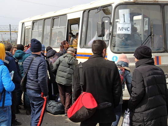 В ДНР продолжают работу пункты временного размещения беженцев