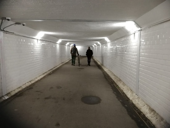 Тоннель на улице Максима Горького в Петрозаводске недоремонтировали