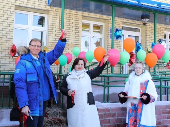 В селе Шурышкарского района торжественно открыли новый детский сад