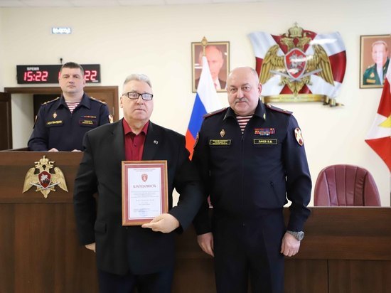 В управлении Росгвардии отметили День ветеранов органов внутренних дел