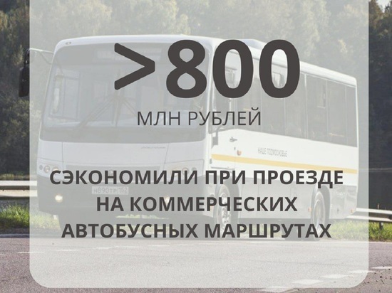 Жители Подмосковья сэкономили более 800 миллионов рублей на проезде в транспорте