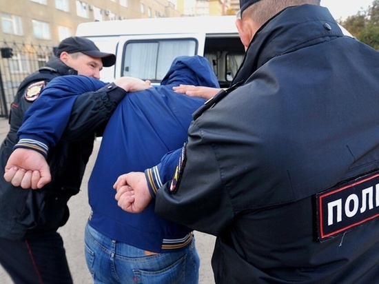 В Курске задержали нападавшего на сотрудников полиции