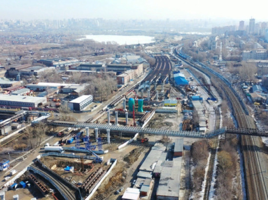 На 70% готовы опоры эстакады четвертого моста в Новосибирске