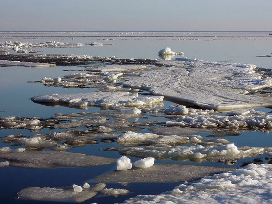 В Красноярском крае стартовал весенний ледоход на реке Мана