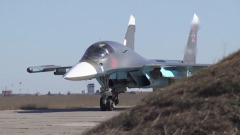 Минобороны РФ опубликовало кадры боевой работы Су-34 в рамках спецоперации