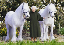В Великобритании опубликовали праздничный портрет королевы Туманного Альбиона Елизаветы II