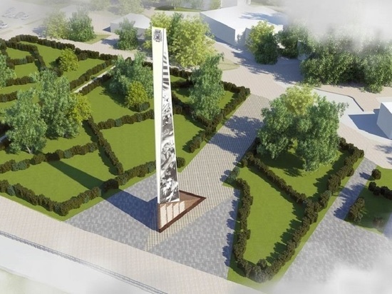 Проект почти готов: в Барнауле продолжают работы по возведению стелы в Нагорном парке