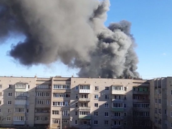 Пожар произошел на химзаводе в Ивановской области