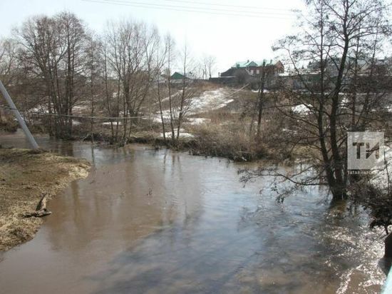 В Казанке уровень воды в сутки повысился на 2,5 метра