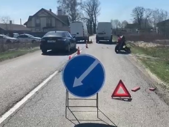 В Гурьевском районе в ДТП пострадал мотоциклист