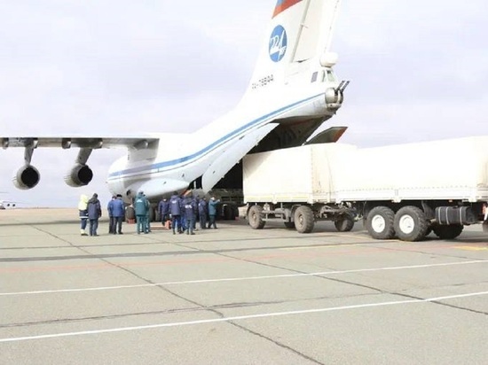Из Алтайского края отправили самолет с 18 тоннами гуманитарного груза для жителей Донбасса и Украины