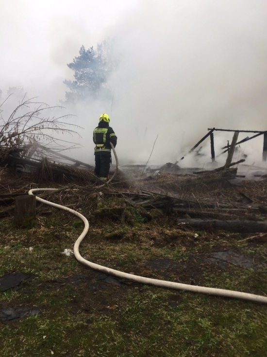 На пожаре в Ковровском районе погиб мужчина