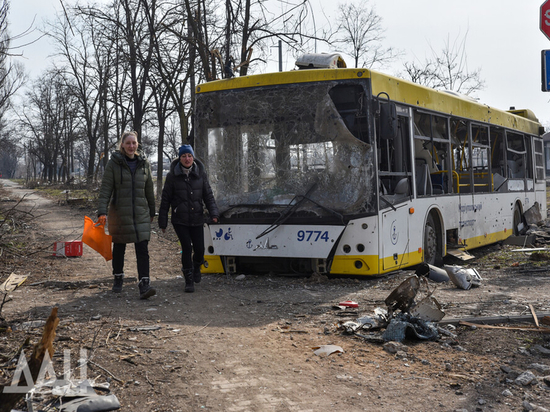 Автопарк Мариуполя лишился большей части транспорта