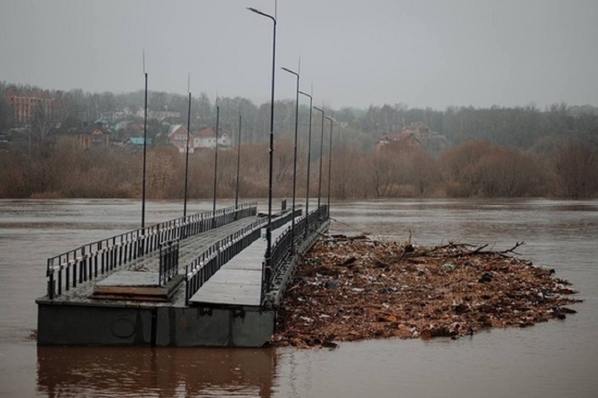 Понтонный мост Калуга 2022