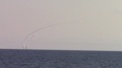 Минобороны показало пуски крылатых ракет "Калибр": видео