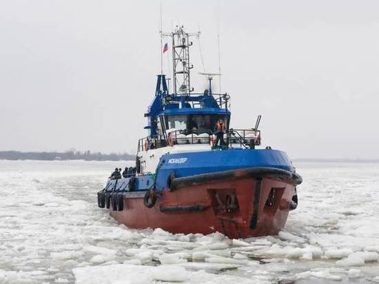 Временная приостановка связана с прохождением ледохода