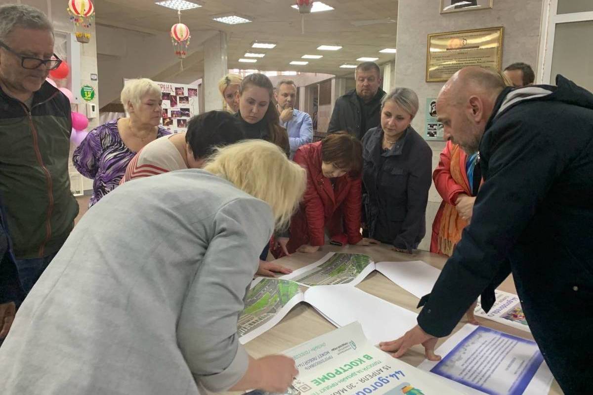 Костромичи голосуют за дизайн-проекты благоустройства территорий в рамках проекта «Городская среда»