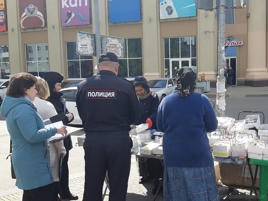 В Пензе оштрафовали уличных торговцев у ЦУМа