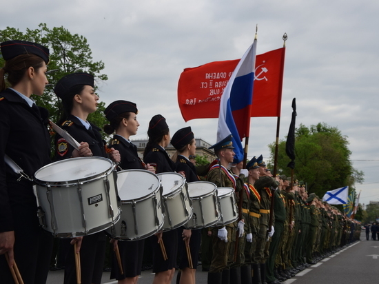 В Краснодаре прошла репетиция прохождения войск к 9 мая