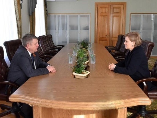 Брянский губернатор встретился с главой федерального Роспотребнадзора