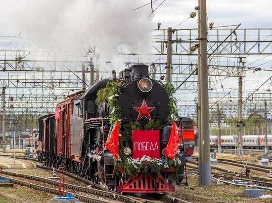 Ретропоезд «Эшелон Победы» будет ходить по СвЖД в майские праздники