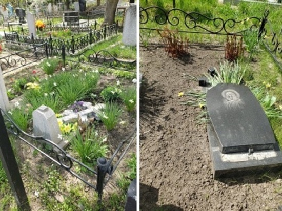 В разрушении надгробий на белгородском кладбище подозревают четырех подростков