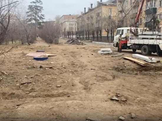 Новые светофоры и гранитные бордюры установят на улице Горького в Чите