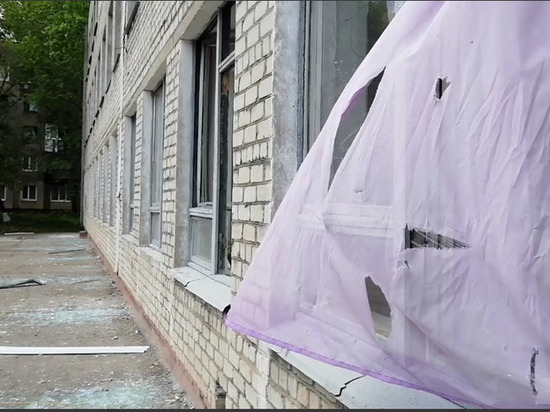 Школы и детский сад повреждены снарядами в Горловке