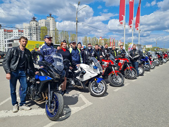 1 мая воронежские мотоциклисты провели акцию, направленную на то, чтобы с ними считались на дорогах