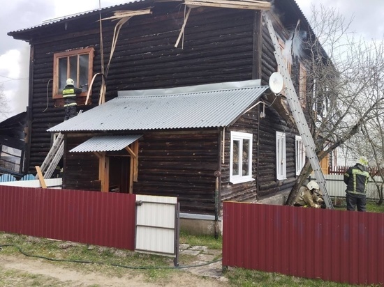 В Гусь-Хрустальном районе на пожаре выгорели две квартиры