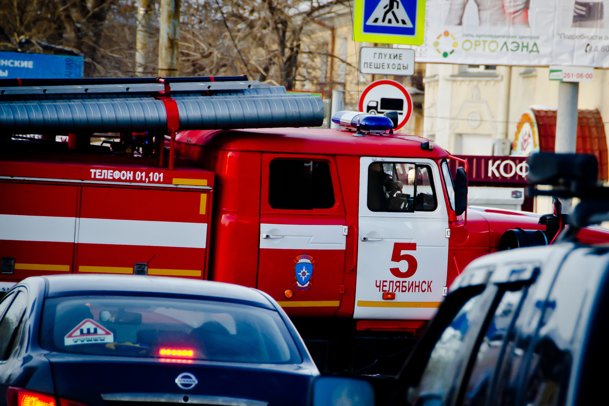 В Челябинске пожарная машина попала в ДТП - МК Челябинск