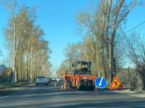 Рабочие приступили к ремонту улицы Нахимова в Кемерове