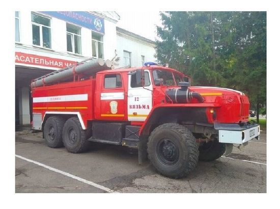 На пожаре в Вязьме пострадал человек