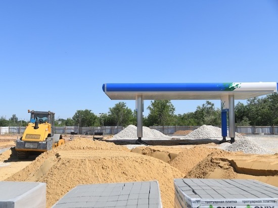 В Волгограде началось строительство новой газовой заправки