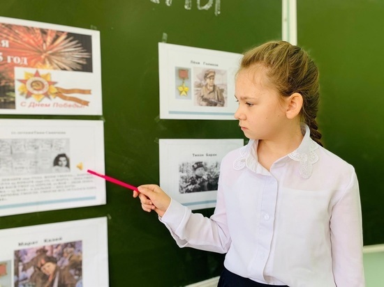 В школах Калмыкии проходят мероприятия ко Дню Победы