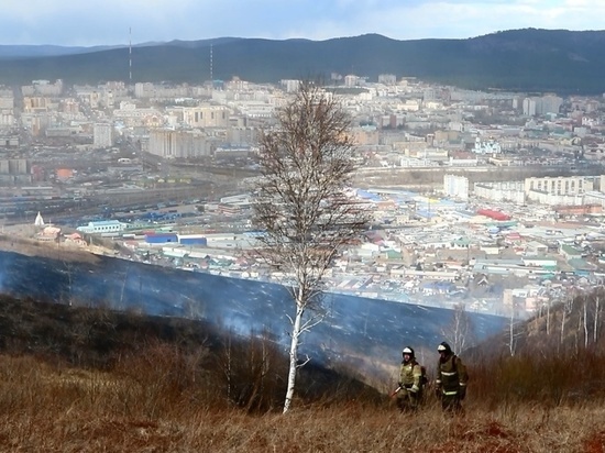 Человеческий фактор стал причиной пожара на Титовской сопке в Чите